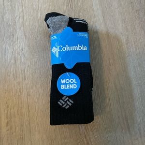 NWT Columbia Mens 2 pk Wool Crew Socks
